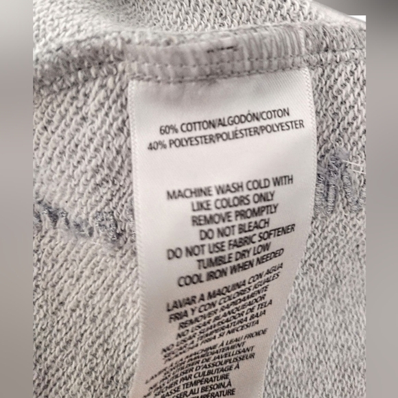 Women's Calvin Klein Performance Grey And Pink Colorblock Sweatshirt Size Medium - Picture 4 of 5